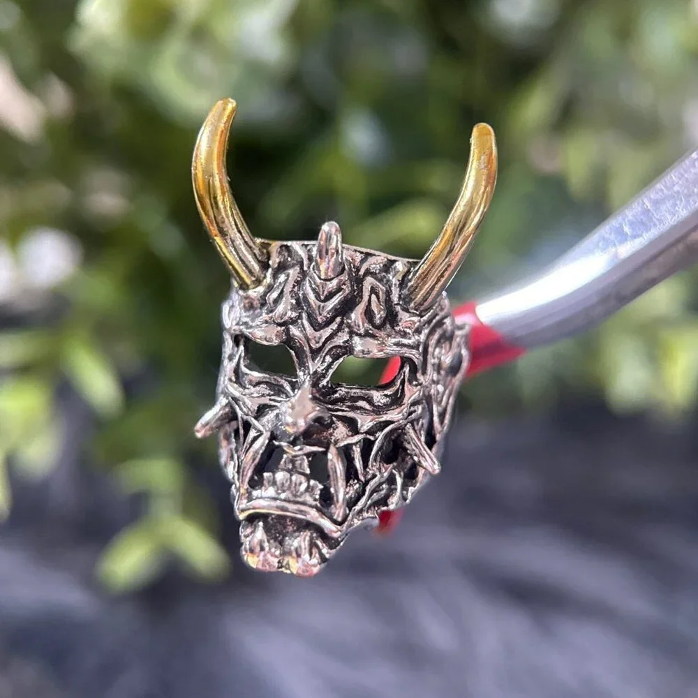 Yellow Horn Demon Ring‎